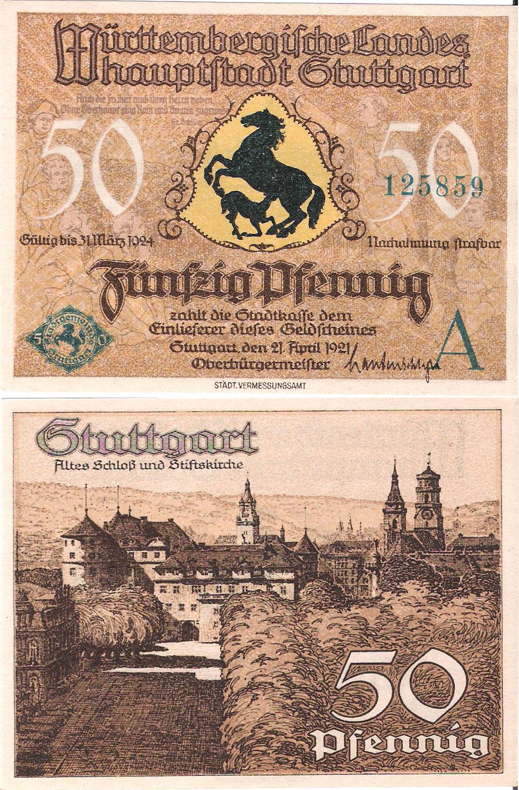 Notgeld_Stuttgart_50Pf_1921